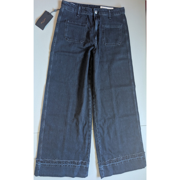 NWT Rag & Bone Marina HR Wide-Leg Flare Jeans Sz 27 Elenna Waist 30'' #3A511 - Picture 2 of 14